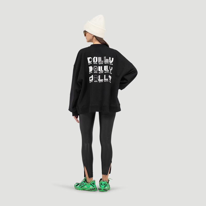 Heavy cotton oversized crewneck