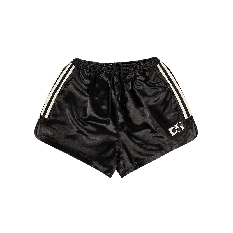 Satin running shorts